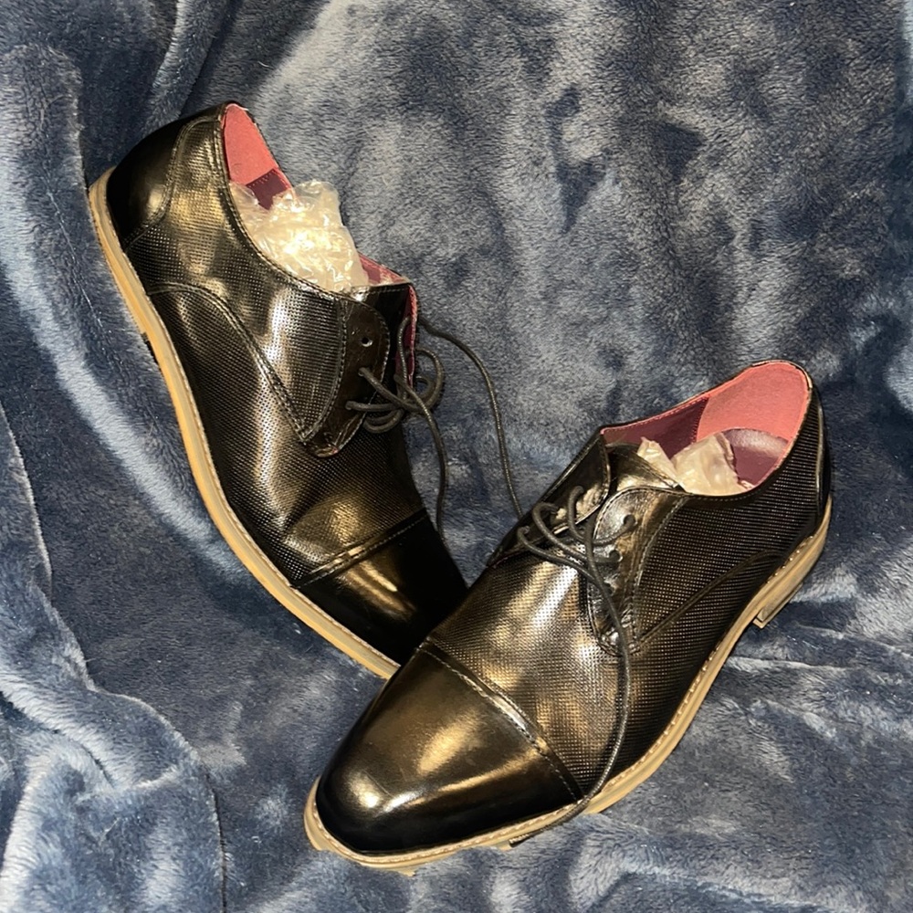 NEW! Vintage Foundry Co Men’s Black Dress Shoes Size 8